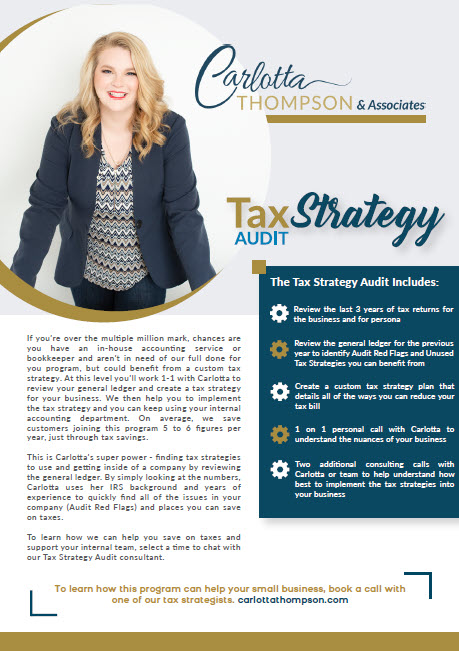 Tax Strategy Audit